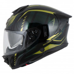 Мотошлем Scorpion EXO EXO-530 AIR THERAS, цвет Черный/Зеленый