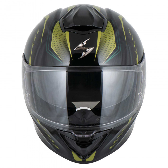 Мотошлем Scorpion EXO EXO-530 AIR THERAS, цвет Черный/Зеленый, Размер M
