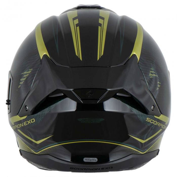 Мотошлем Scorpion EXO EXO-530 AIR THERAS, цвет Черный/Зеленый, Размер M