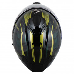 Мотошлем Scorpion EXO EXO-530 AIR THERAS, цвет Черный/Зеленый