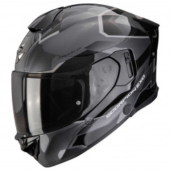 Мотошлем Scorpion EXO EXO-530 AIR CLIP, цвет Черный/Серый