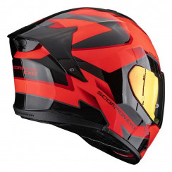 Мотошлем Scorpion EXO EXO-530 AIR CLIP, цвет Красный/Черный