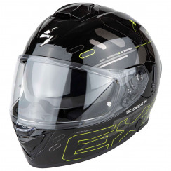 Мотошлем Scorpion EXO EXO-530 AIR FOND, цвет Черный/Желтый Неон