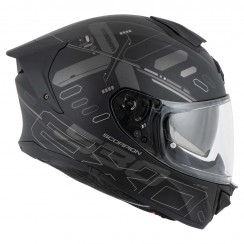 Мотошлем Scorpion EXO EXO-530 AIR FOND, цвет Черный Матовый/Серый