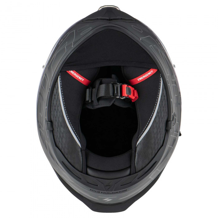 Мотошлем Scorpion EXO EXO-530 AIR FOND, цвет Черный Матовый/Серый, Размер M