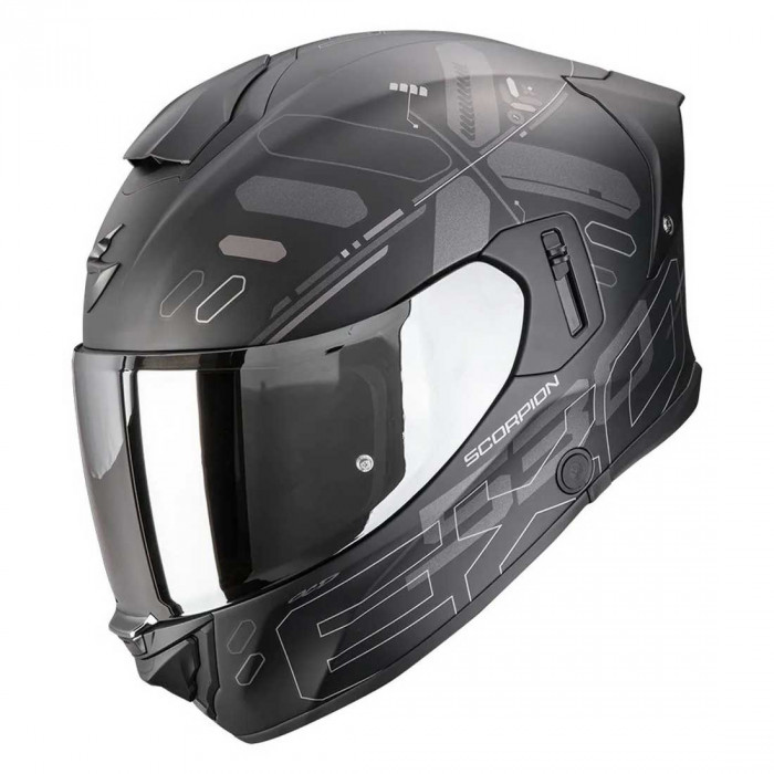 Мотошлем Scorpion EXO EXO-530 AIR FOND, цвет Черный Матовый/Серый, Размер S