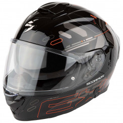 Мотошлем Scorpion EXO EXO-530 AIR FOND, цвет Черный/Красный
