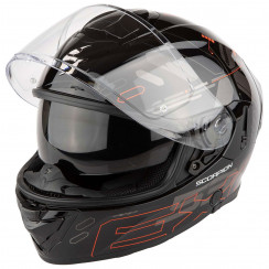 Мотошлем Scorpion EXO EXO-530 AIR FOND, цвет Черный/Красный