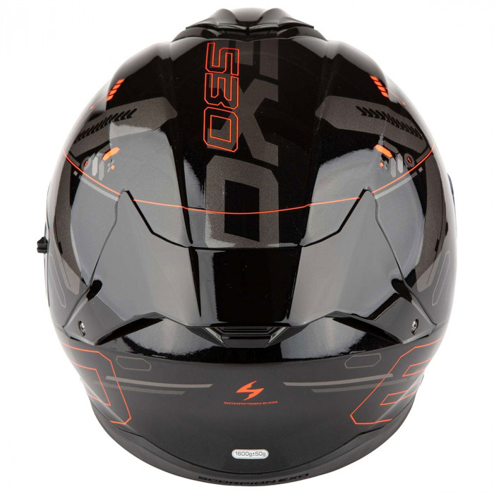 Мотошлем Scorpion EXO EXO-530 AIR FOND, цвет Черный/Красный