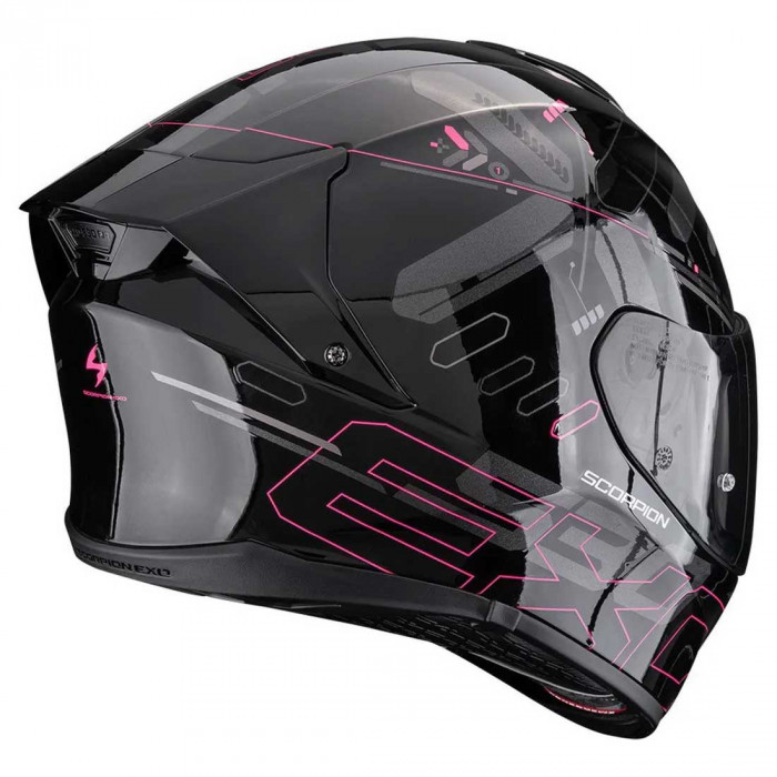 Мотошлем Scorpion EXO EXO-530 AIR FOND, цвет Черный/Розовый, Размер XS