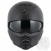 Мотошлем COMBAT II SOLID, цвет Черный Матовый, Размер L