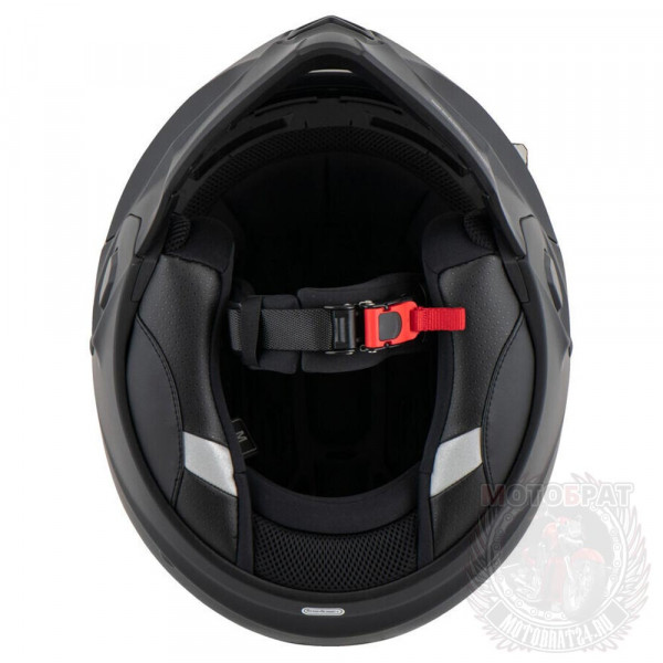 Мотошлем COMBAT II SOLID, цвет Черный Матовый, Размер L