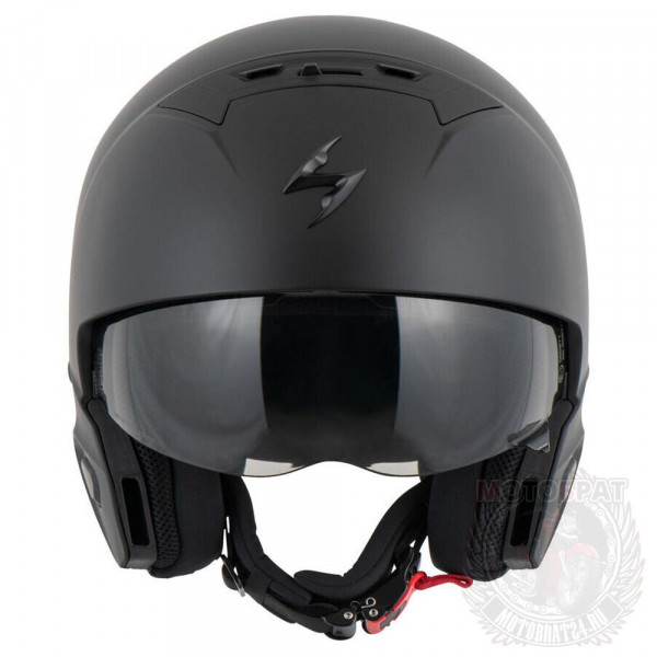 Мотошлем COMBAT II SOLID, цвет Черный Матовый, Размер L