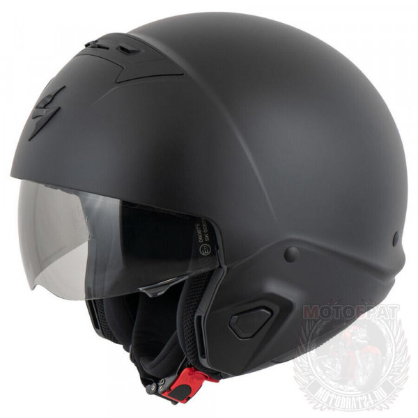 Мотошлем COMBAT II SOLID, цвет Черный Матовый, Размер L