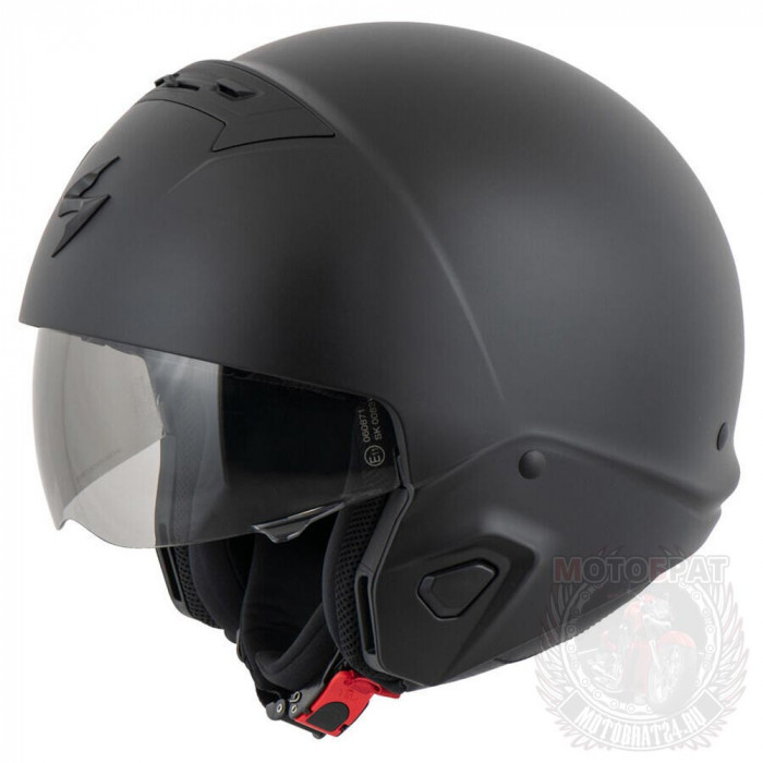 Мотошлем Scorpion EXO COMBAT II SOLID, цвет Черный Матовый, Размер 2XL