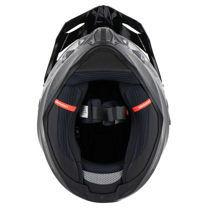 Мотошлем Scorpion EXO ADF-9000 CARBON AIR SOLID, цвет Карбон, Размер S
