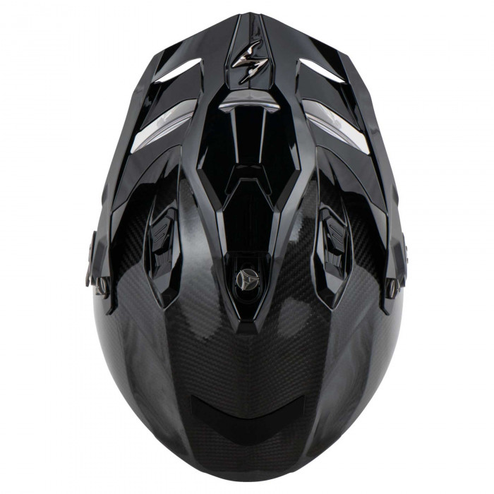 Мотошлем Scorpion EXO ADF-9000 CARBON AIR SOLID, цвет Карбон, Размер S