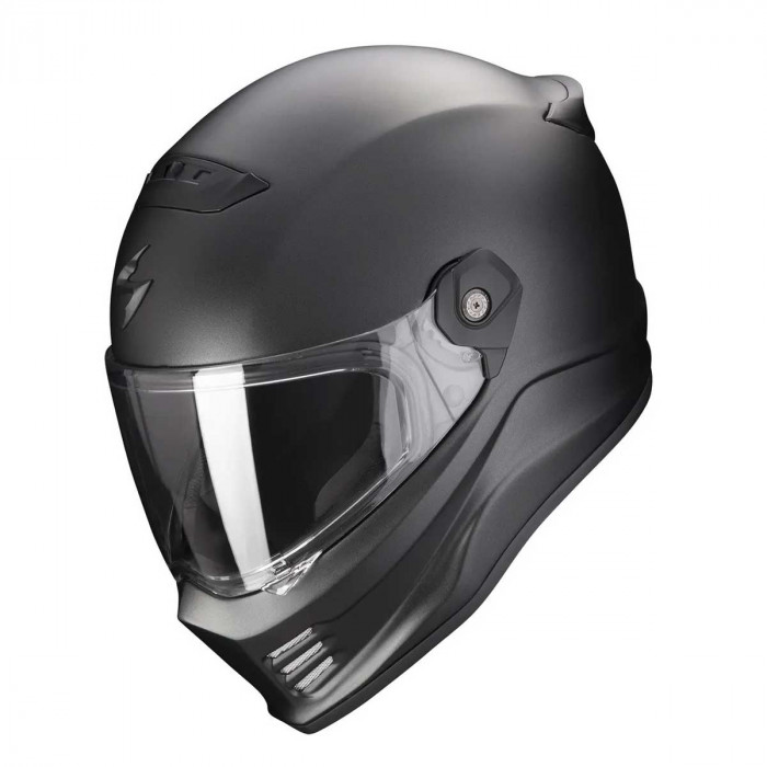 Мотошлем Scorpion EXO COVERT-FX SOLID, цвет Черный Матовый, Размер M