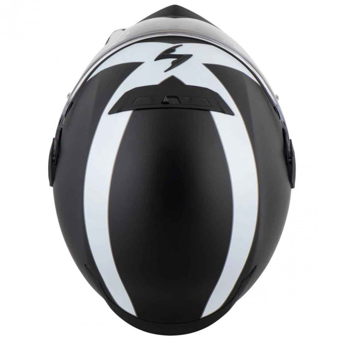 Мотошлем Scorpion EXO COVERT-FX GALLUS, цвет Черный Матовый/Белый, Размер S
