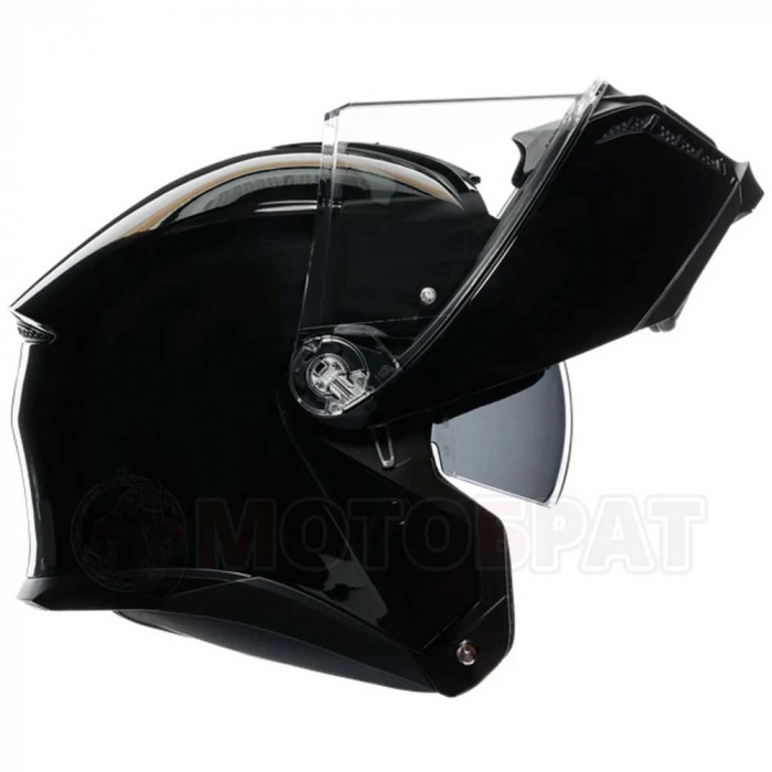 Мотошлем AGV TOURMODULAR E2206, глянцевый, чёрный, 2XL