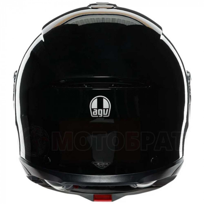 Мотошлем AGV TOURMODULAR E2206, глянцевый, чёрный, 2XL