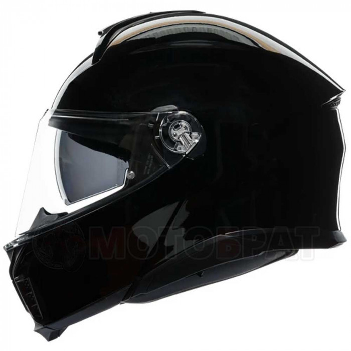 Мотошлем AGV TOURMODULAR E2206, глянцевый, чёрный, 2XL