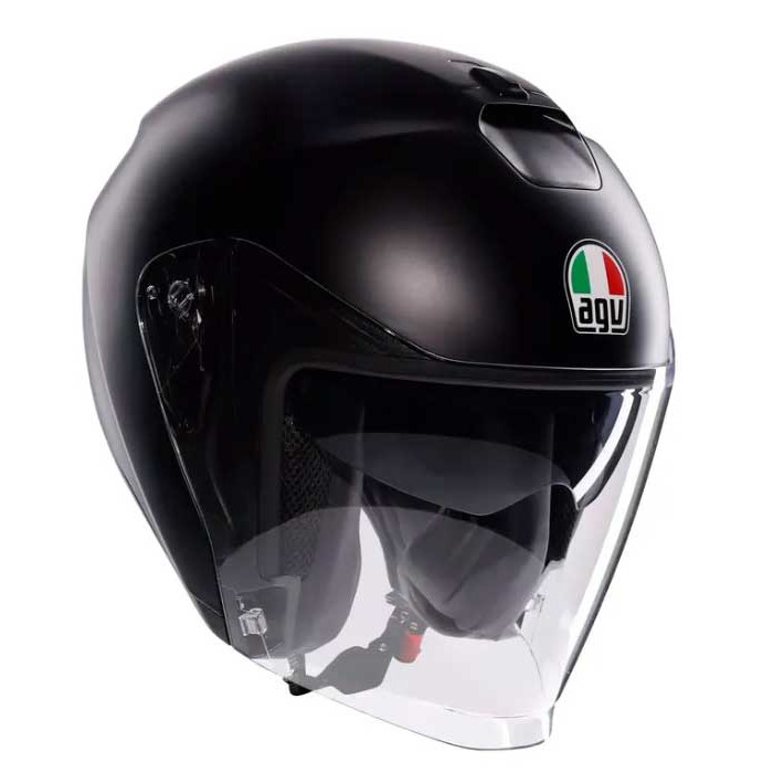Мотошлем AGV IRIDES E2206 Mono, чёрный матовый, M