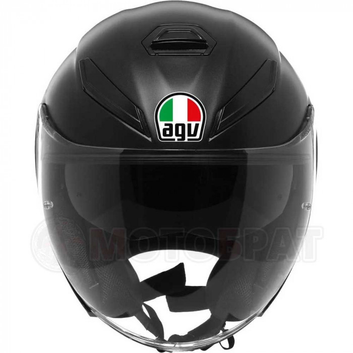 Мотошлем AGV K5 JET EVO E2206 Mono, матовый, чёрный, M