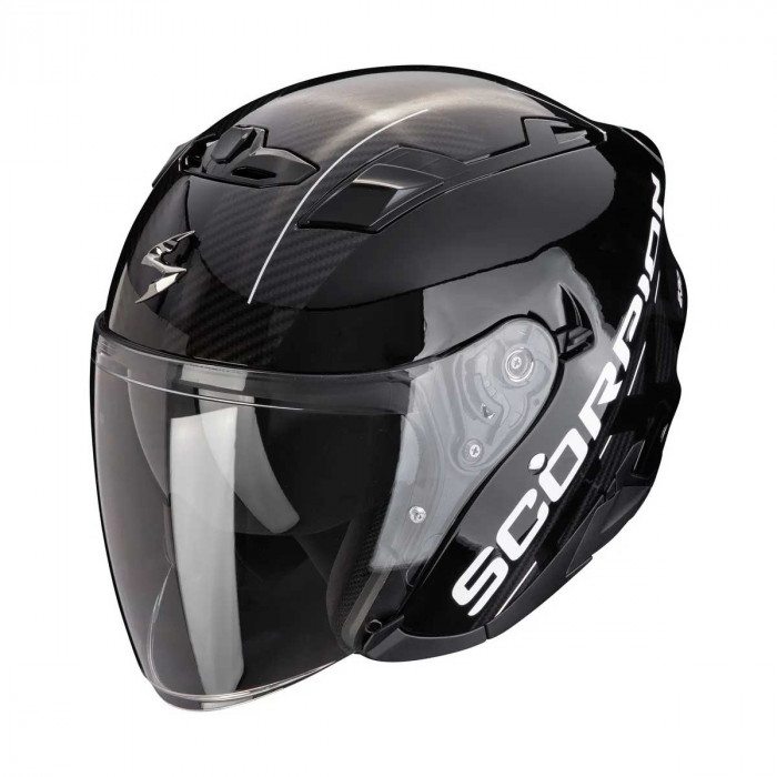 Мотошлем Scorpion EXO EXO-230 QR, цвет Черный/Серебристый, Размер XS