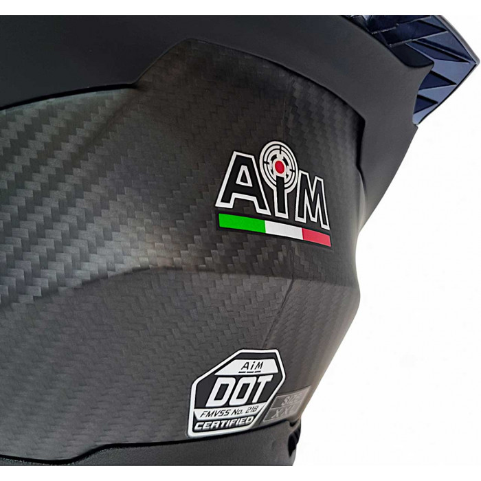 Мотошлем AiM RH359 Carbon, матовый, XS