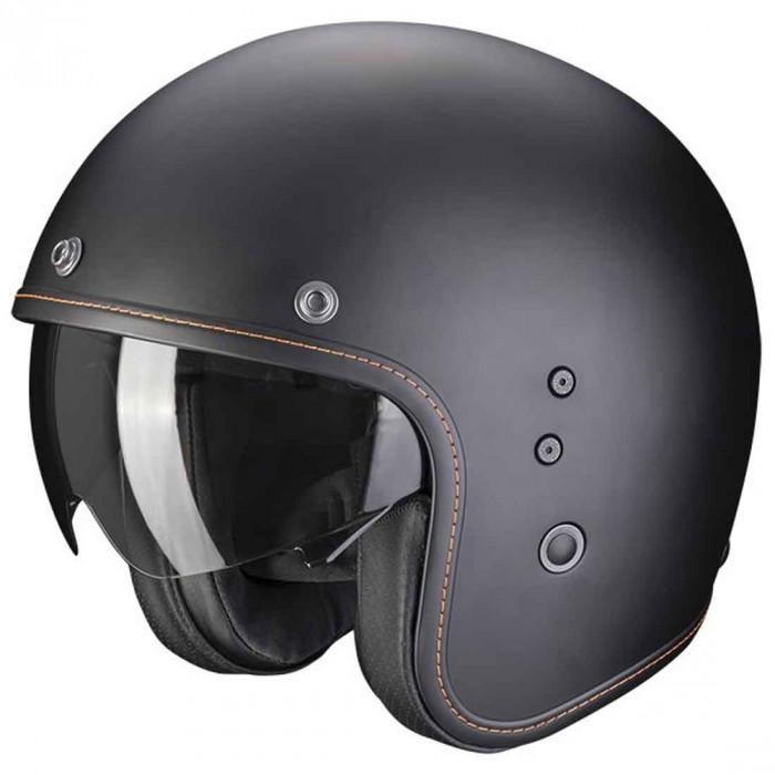 Мотошлем Scorpion EXO BELFAST EVO SOLID, цвет Черный Матовый, Размер XS