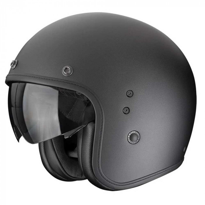 Мотошлем Scorpion EXO BELFAST EVO SOLID (ECE 22.06), цвет Черный Матовый, Размер S