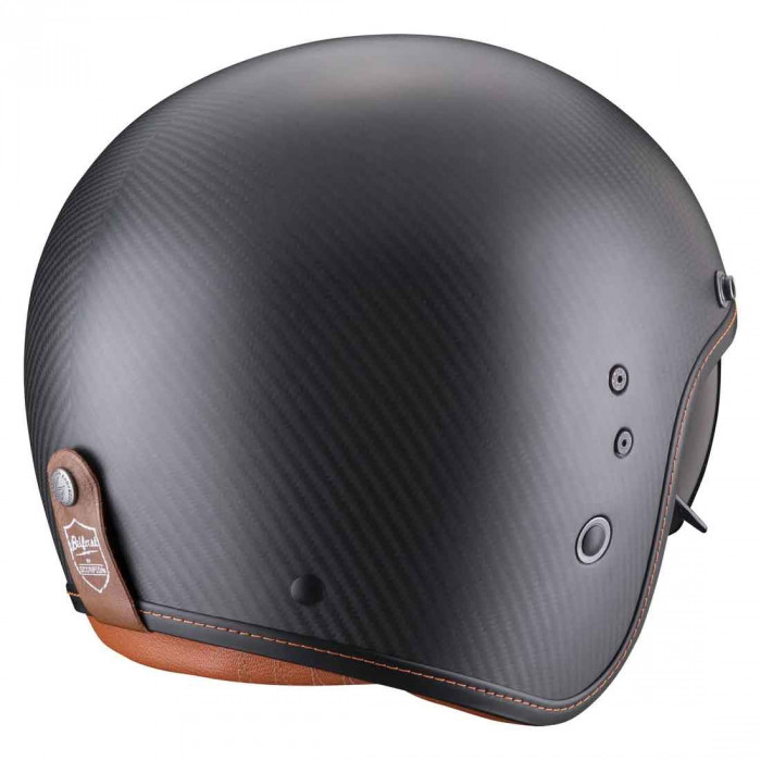 Мотошлем Scorpion EXO BELFAST EVO CARBON SOLID, цвет Карбон Матовый/Черный, Размер M