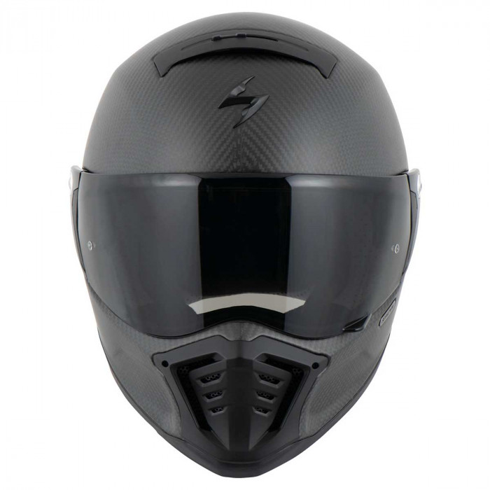 Мотошлем Scorpion EXO HX1 CARBON SE SOLID, цвет Карбон/Черный Матовый