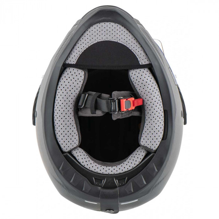 Мотошлем Scorpion EXO HX1 CARBON SE SOLID, цвет Карбон/Черный Матовый