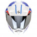 Мотошлем ADX-2 LEWIS, цвет Белый/Синий/Красный, Размер XL