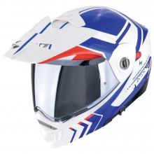 [SCORPION EXO] Мотошлем ADX-2 LEWIS, цвет Белый/Синий/Красный, Размер S
