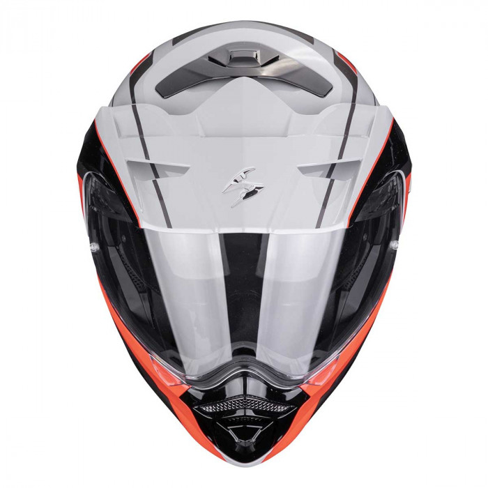 Мотошлем Scorpion EXO ADX-2 KAMPS, цвет Серый/Красный, Размер M