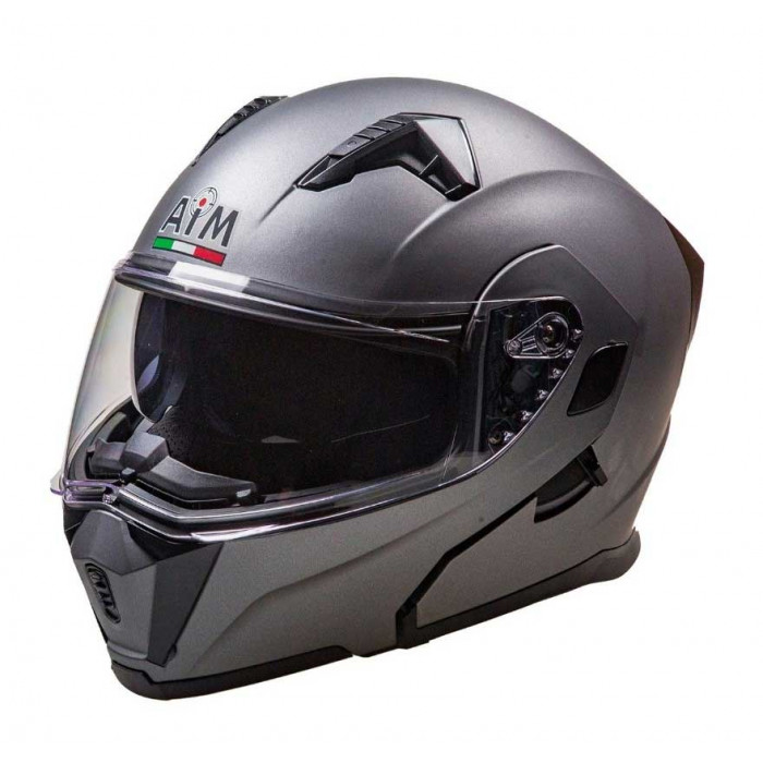 Мотошлем AiM JK906 Grey Metal, XS