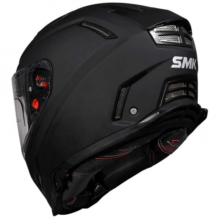 Мотошлем SMK Agnar, цвет Черный Матовый Matt Black MA200
