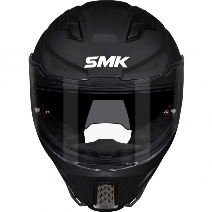 Мотошлем SMK Agnar, цвет Черный Матовый Matt Black MA200