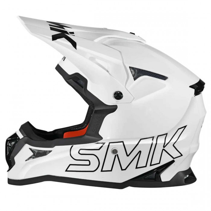 Мотошлем SMK Allterra, цвет Белый White GL120