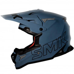 Мотошлем SMK Allterra, цвет Синий Sharkskin Blue GL500