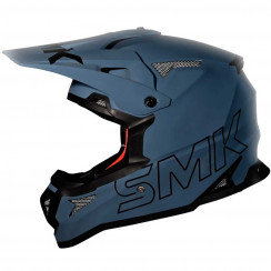 Мотошлем SMK Allterra, цвет Синий Sharkskin Blue GL501