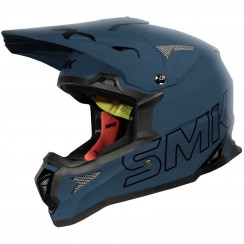 Мотошлем SMK Allterra, цвет Синий Sharkskin Blue GL501