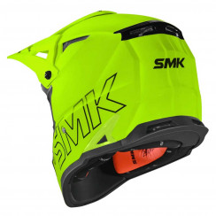 Мотошлем SMK Allterra, цвет Желтый Неон Hi Vision HV420