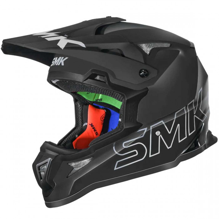 Мотошлем SMK Allterra, цвет Черный Матовый Matt Black MA260