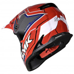 Мотошлем SMK Allterra Maverix, цвет Красный/Черный/Белый GL321