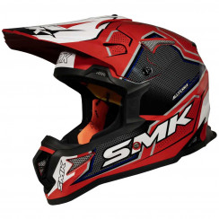 Мотошлем SMK Allterra Maverix, цвет Красный/Черный/Белый GL321