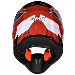 Мотошлем SMK Allterra Maverix, цвет Красный/Черный/Белый GL321